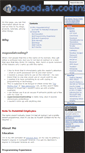Mobile Screenshot of nogoodatcoding.com